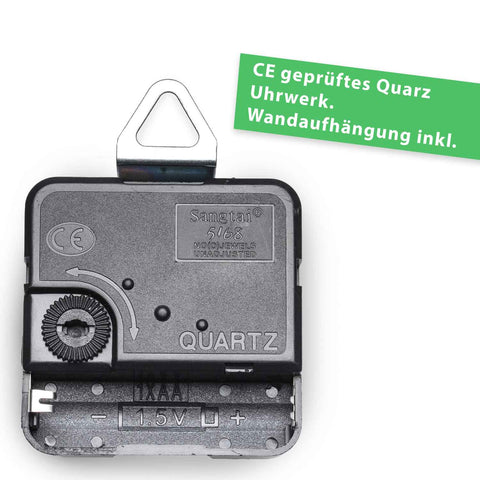 Wanduhr aus Holz Nature Love - mit UV Druck