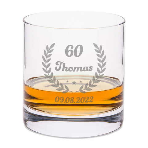 Leonardo Whiskyglas mit Gravur "Geburstagskranz"