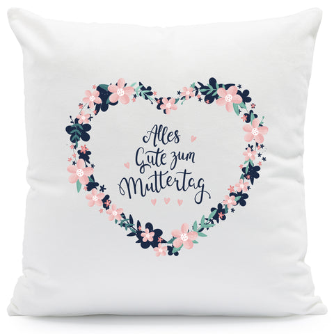Bedrucktes Kissen mit Spruch Alles Gute zum Muttertag