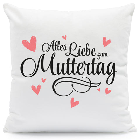 Kissen mit Spruch Alles Liebe zum Muttertag