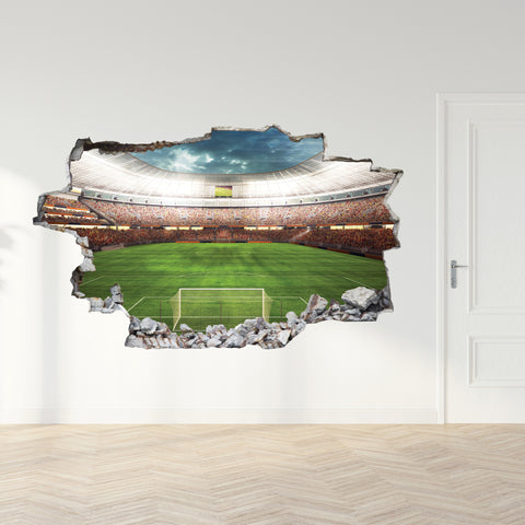Wandtattoo Kinderzimmer Fußball Stadion Design