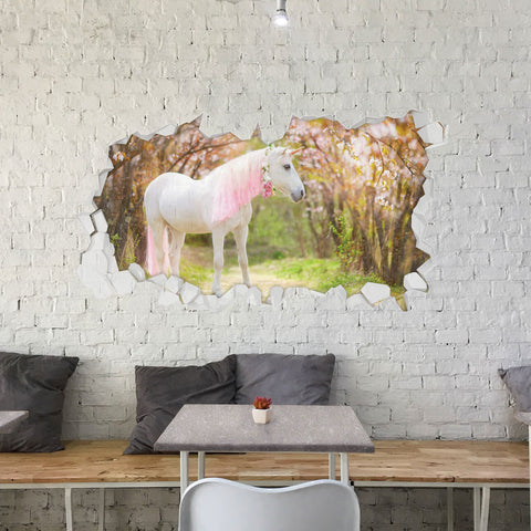Wandtattoo Kinderzimmer Einhorn Design