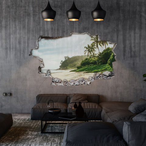 Wandtattoo Wohnzimmer Beach Design