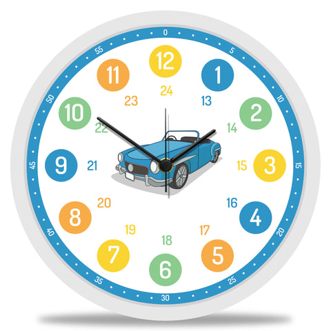 Wanduhr Kinder Lernuhr Mädchen Jungen
