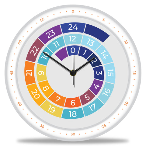 Wanduhr Kinder Lernuhr Mädchen Jungen