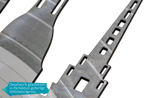 Schallplattenuhr Skyline Madrid