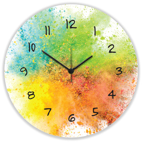 Wanduhr aus Holz Splash Love