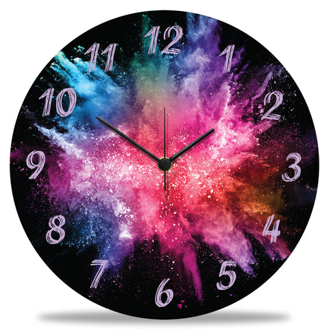Wanduhr aus Holz Splash Love 2.0