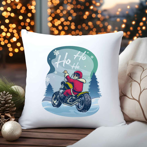 Kissen mit Weihnachtsmotiv - Cool Santa - Weihnachtsdeko - Geschenk für Frauen & Männer