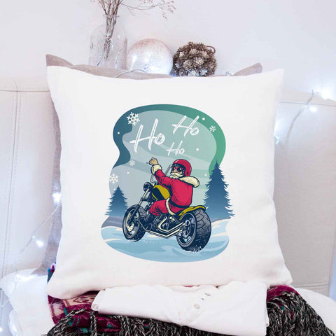 Kissen mit Weihnachtsmotiv - Cool Santa - Weihnachtsdeko - Geschenk für Frauen & Männer