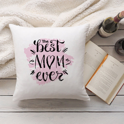 Bedrucktes Kissen mit Spruch the best Mom ever