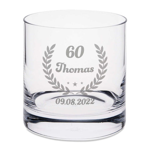 Leonardo Whiskyglas mit Gravur "Geburstagskranz"