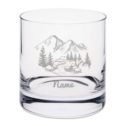 Leonardo Whiskyglas mit Gravur "Mountain"