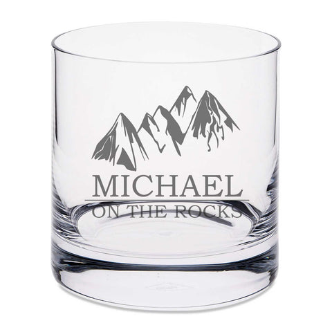 Leonardo Whiskyglas mit Gravur "on the Rocks"