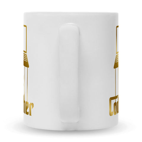Bedruckte Tasse mit Spruch - The Codefather