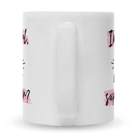 Bedruckte Tasse mit Spruch I'm a girl