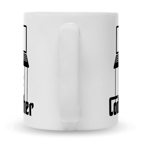 Bedruckte Tasse mit Spruch - The Codefather