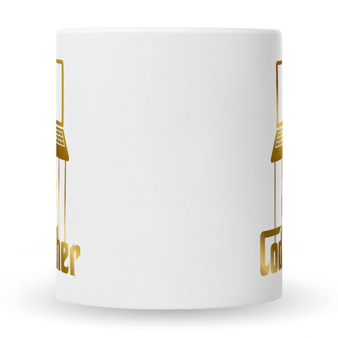 Bedruckte Tasse mit Spruch - The Codefather