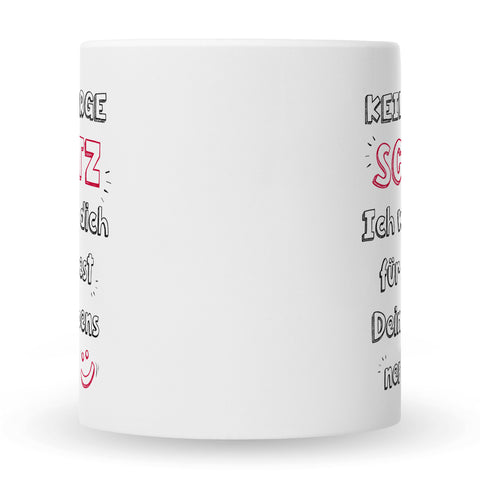 Bedruckte Tasse mit Spruch Schatz ich werde dich nerven