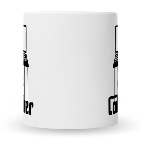 Bedruckte Tasse mit Spruch - The Codefather