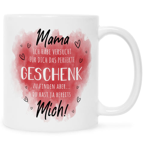 Bedruckte Tasse mit Spruch Geschenk für Mama