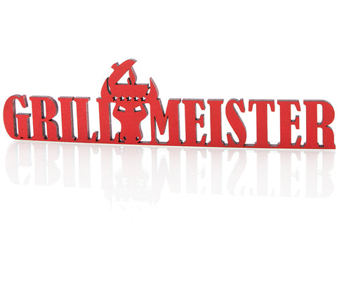 Grillmeister Deko Schriftzug
