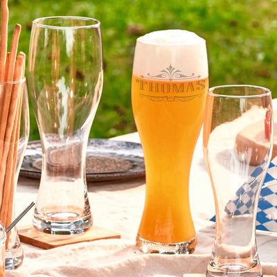 Geburtstage – Weizenglas mit Gravur "Wunschname"