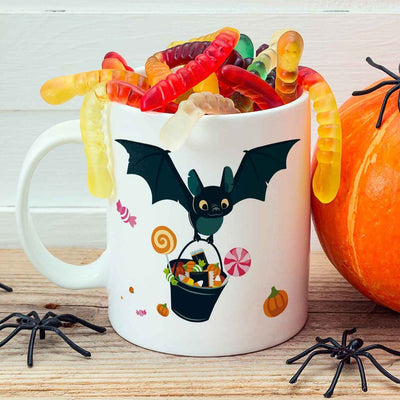 Halloween – Tasse im Fledermaus-Design
