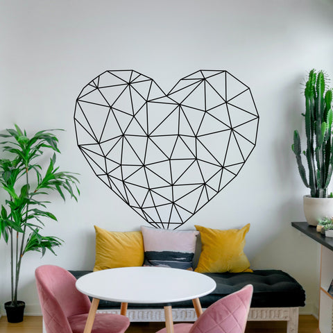 Wandtattoo "Herz Design" für Wohn- & Schlafzimmer