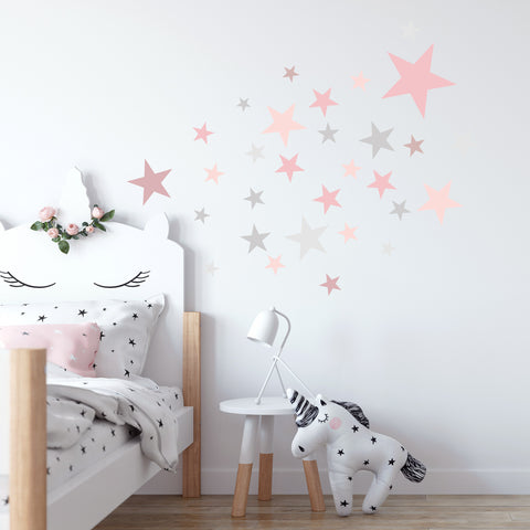Wandtattoo Kinderzimmer Sterne Design