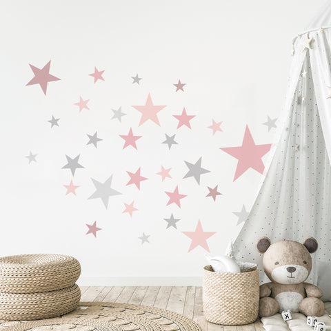 Wandtattoo Kinderzimmer Sterne Design