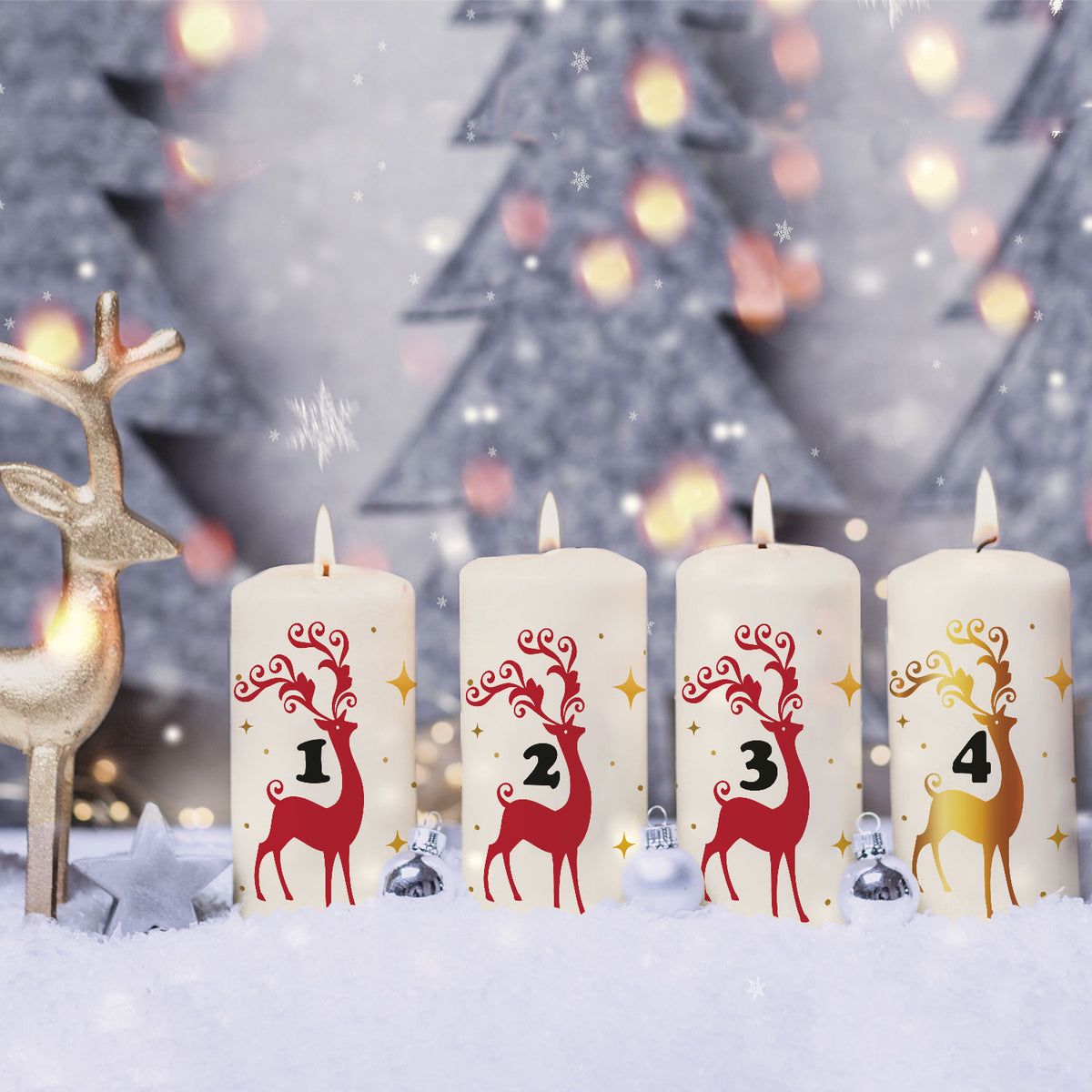 Weihnachtskerzen & Adventskerzen