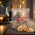Leonardo Keksglas mit Motiv Weihnachts Kalorien zählen nicht