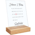 Kalender auf Acrylglas - Personalisiertes Geschenk mit Namen & Datum