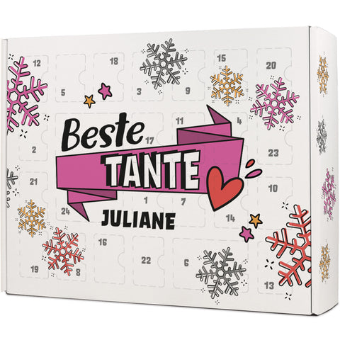 Personalisierter DIY Adventskalender mit Beste/Bester Design zum selbst Befüllen