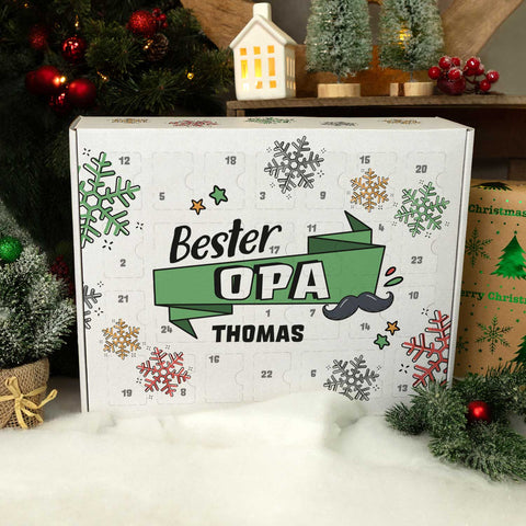 Personalisierter DIY Adventskalender mit Beste/Bester Design zum selbst Befüllen