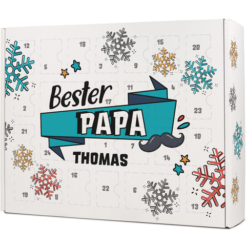 Personalisierter DIY Adventskalender mit Beste/Bester Design zum selbst Befüllen