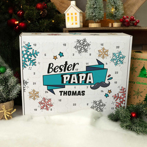 Personalisierter DIY Adventskalender mit Beste/Bester Design zum selbst Befüllen