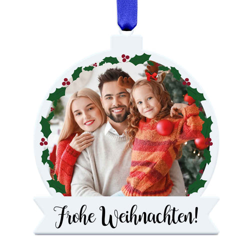 Christbaumschmuck aus Acryl - Foto - Weihnachtsanhänger