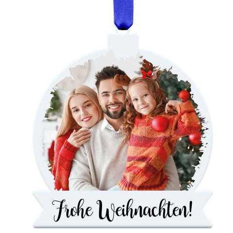 Christbaumschmuck aus Acryl - Foto - Weihnachtsanhänger
