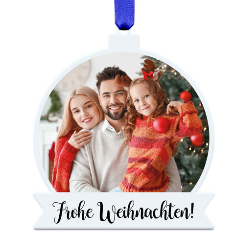 Christbaumschmuck aus Acryl - Foto - Weihnachtsanhänger