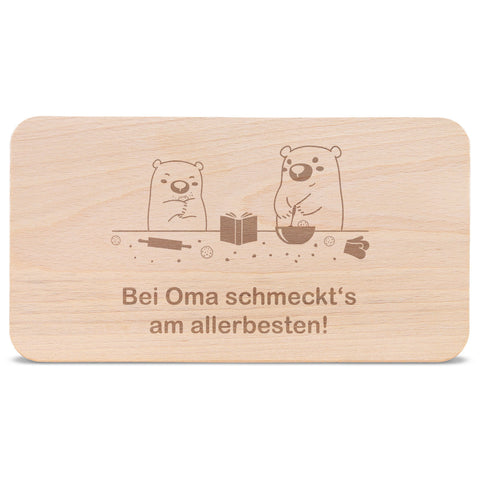 Frühstücksbrettchen Bei Oma schmeckt´s am allerbesten