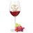 Farbe Rotweinglas UV
