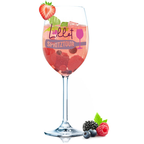 Leonardo Weinglas mit Gravur - "Lillet Spritztour"