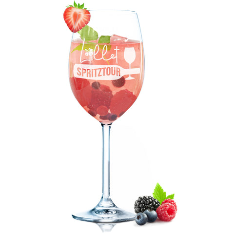 Leonardo Weinglas mit Gravur - "Lillet Spritztour"