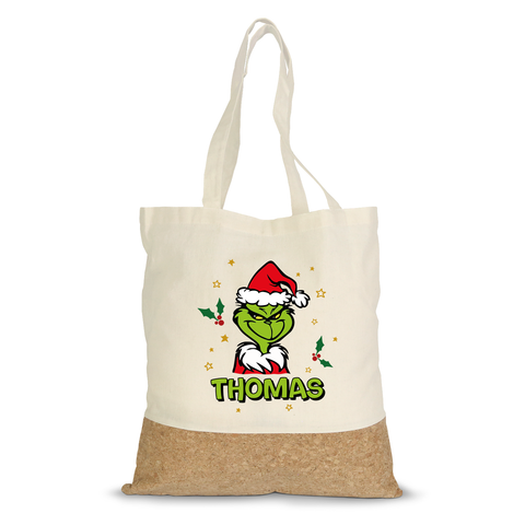 Einkaufstasche Kork - Grinch
