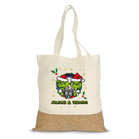 Einkaufstasche Kork - Grinch