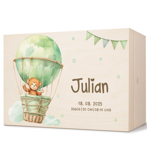 Erinnerungskiste für Kinder mit UV-Druck - Ballon