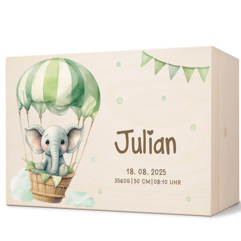 Erinnerungskiste für Kinder mit UV-Druck - Ballon