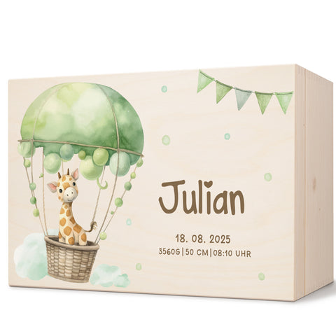 Erinnerungskiste für Kinder mit UV-Druck - Ballon